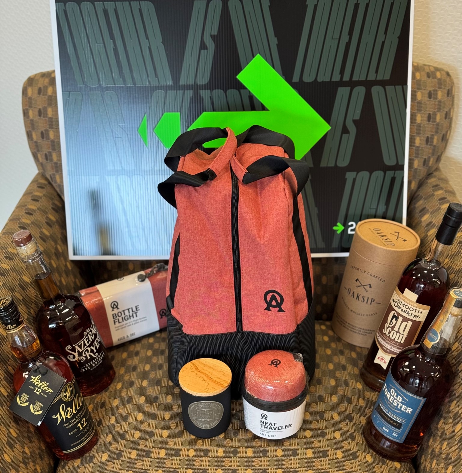 Wealth Pelotonia Auction - Bourbon Basket donated by Michael Roush